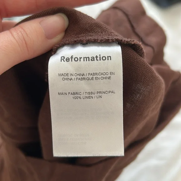 Linen pull-on shorts - Picture 4 of 5